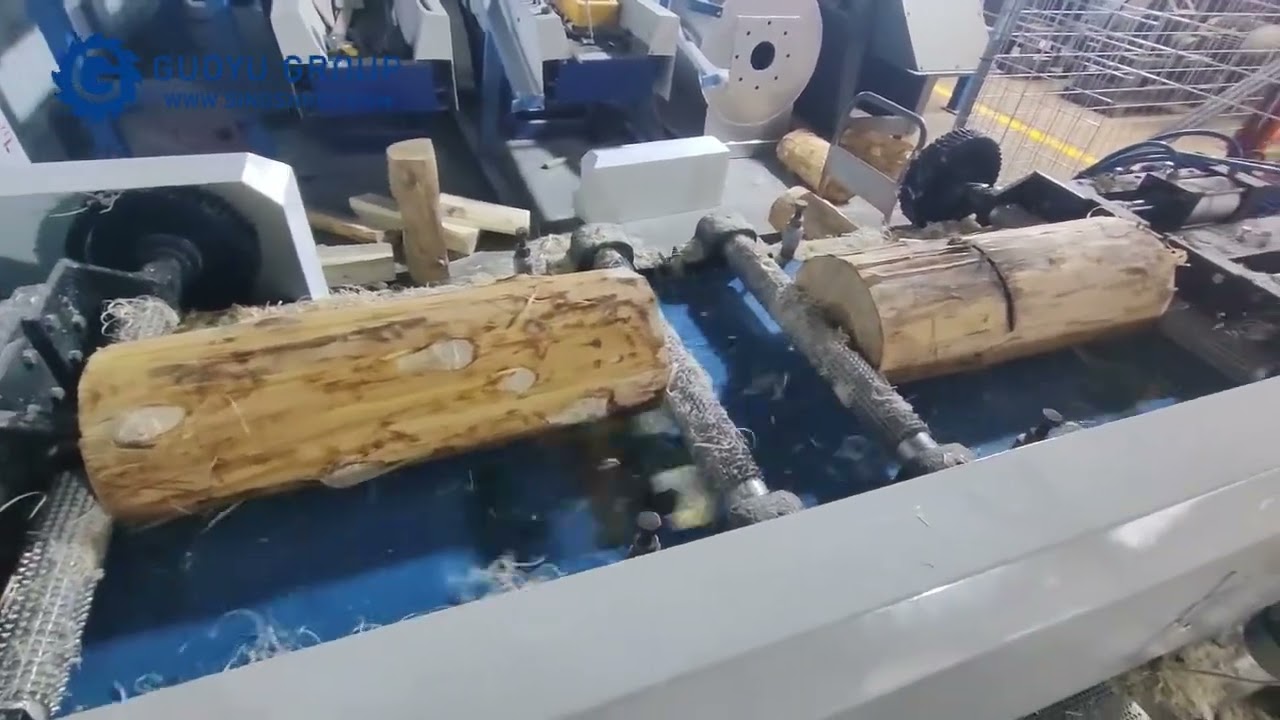 On-site Demonstration of Wood Wool Processing Machine in Our Workshop