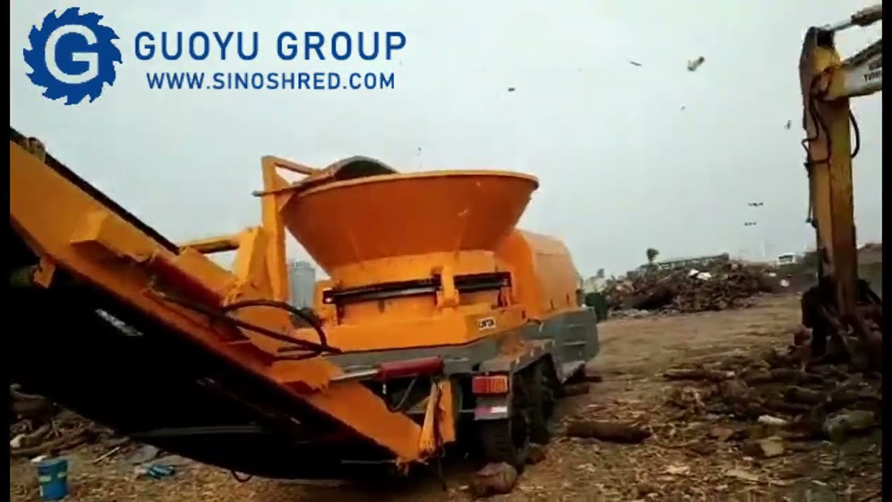 Wood trunk crusher production line in United Kingdom