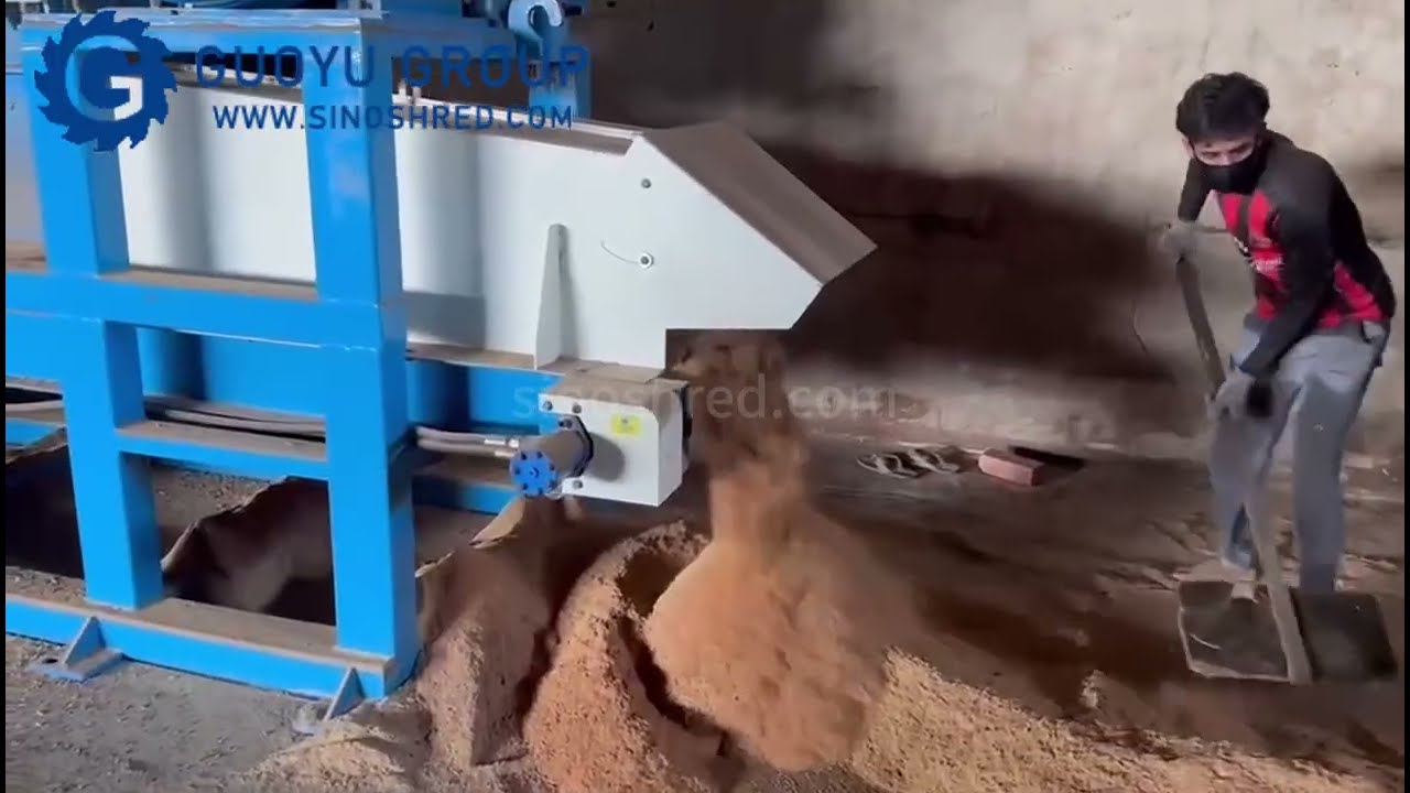 Guoyu wood log sawdust making machine working in Philippines