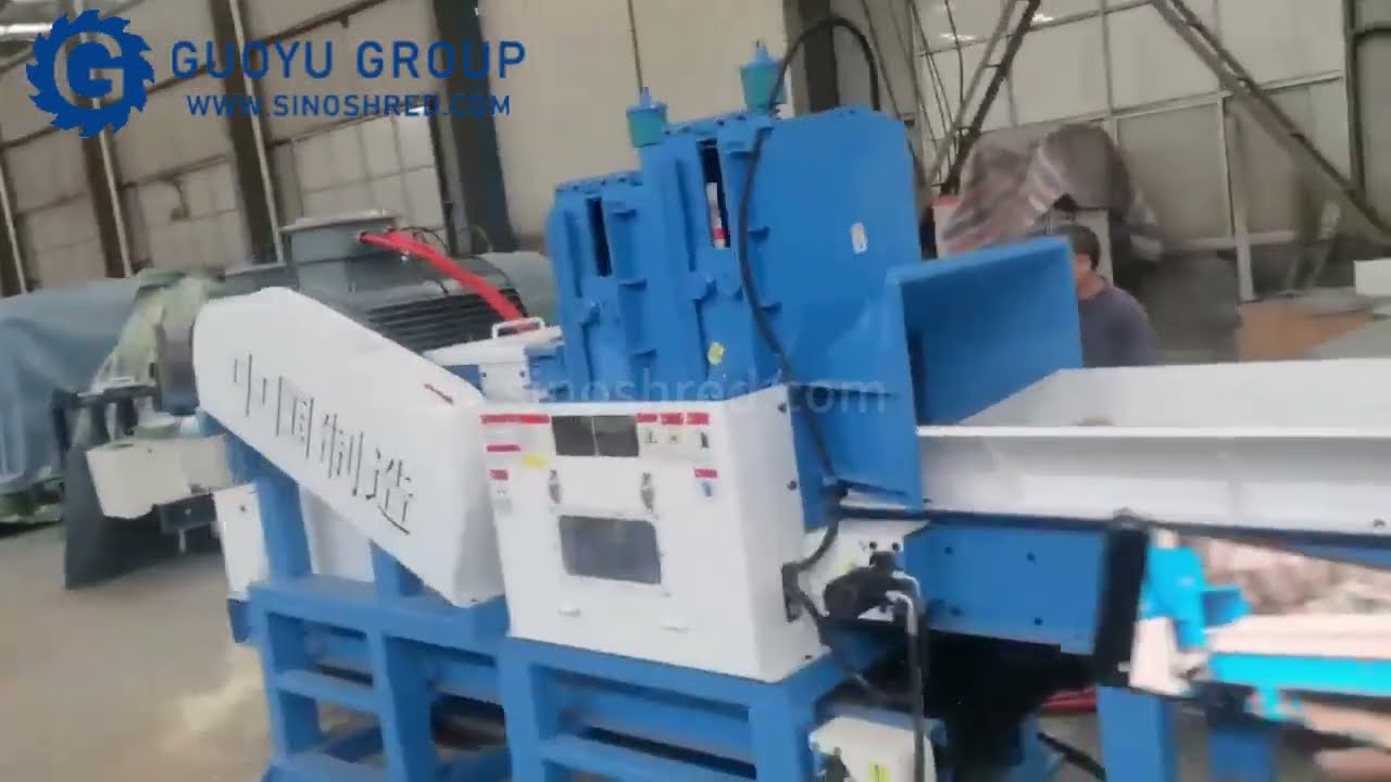 Sawdust making machine working video