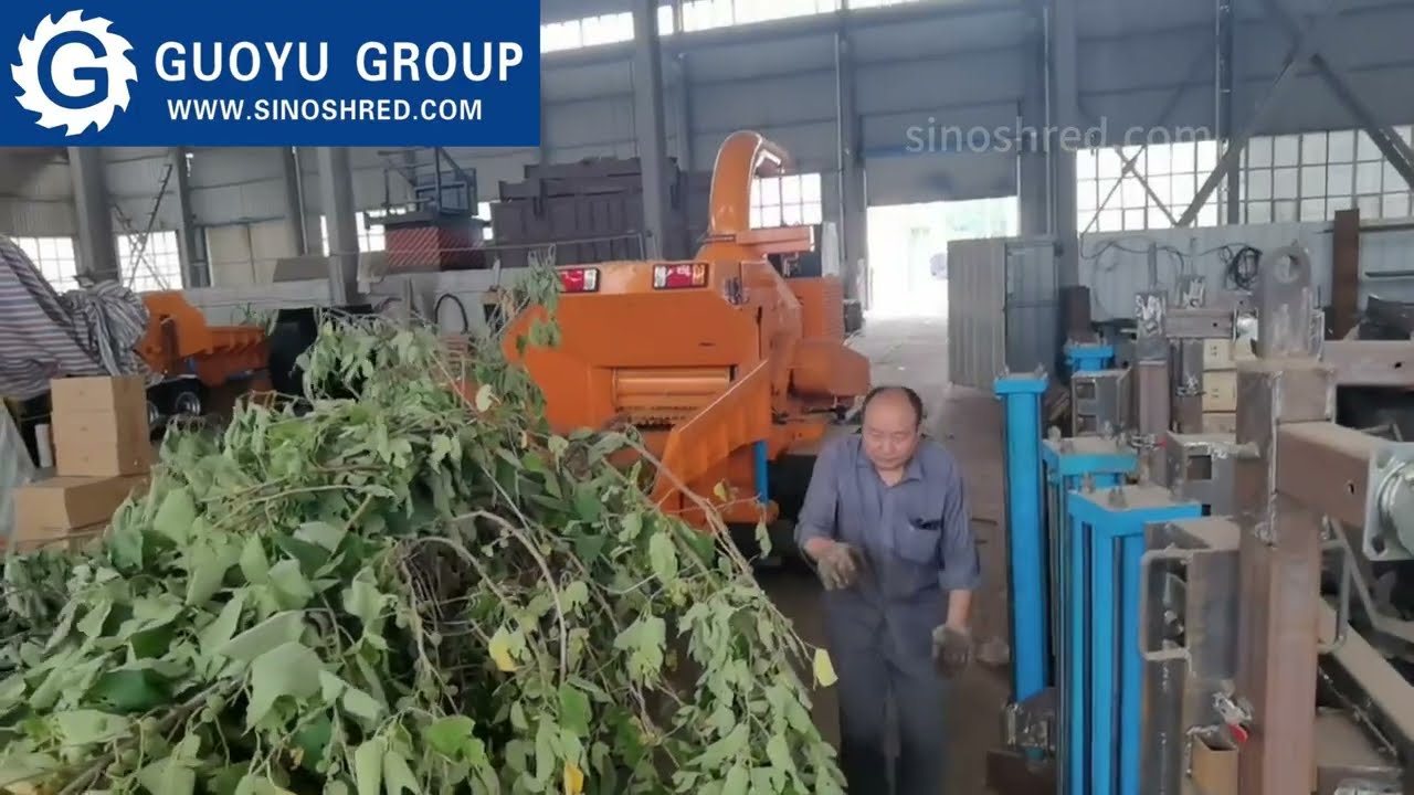 ⚡ ​​NO More Separating! Foliage & Wood SHREDDED into Uniform Biomass | BC175 Dual-Force Crushing​