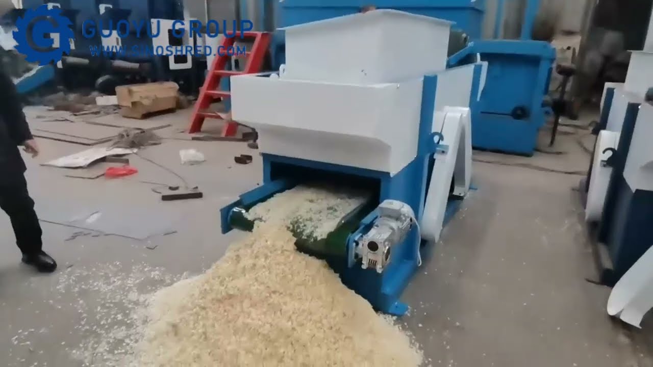 Wood shaving machine output display